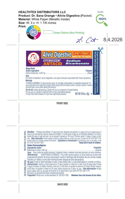 Display Packet (Dr Sana Orange Antacid  Alivio Digestivo Packet. (signed 8.4.2026))